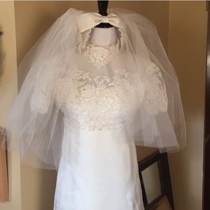 Bridgerton Vibes- Vintage wedding dress
